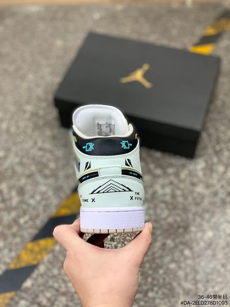 Air Jordan 1 Mid 2023新款 喬丹1代白褐男女款籃球鞋