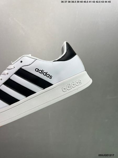 Adidas neo Breaknet Plus 黑白色 情侶款經典復古板鞋