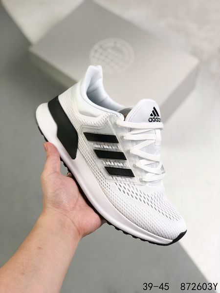 Adidas EQ21Run 2022新款 男款緩震休閑運動跑鞋