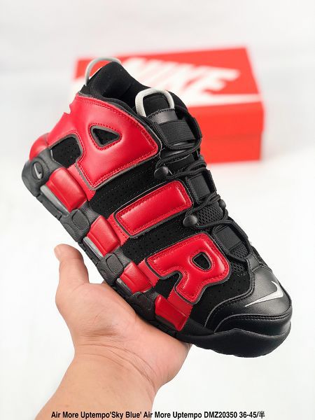 Nike Air More Uptempo 2021新款 皮蓬AIR大字母男女款籃球鞋