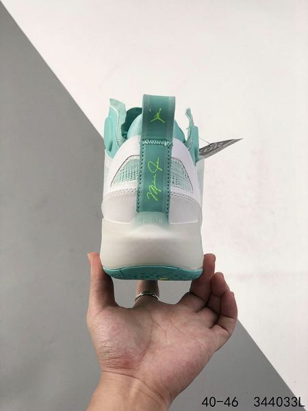 Nike Air Jordan XXXVII 2023新款 喬丹37代中幫鏤空緩震科技男款運動籃球鞋