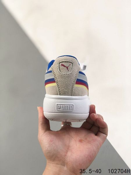 PUMA SMASH v2 VULC CV 2023新款 厚底皮面女款休閒板鞋