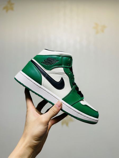 Air Jordan 1 Mid Island Green 2022新款 AJ1喬丹1代男女款中幫板鞋