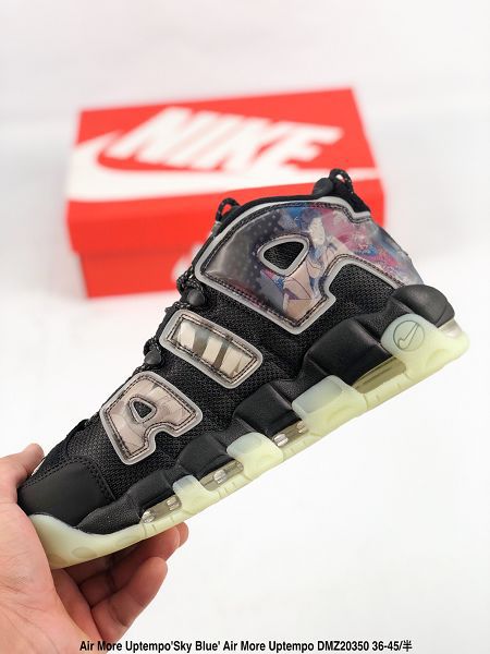 Nike Air More Uptempo 2021新款 皮蓬AIR大字母男女款籃球鞋