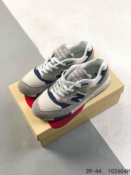 New Balance RC NB998系列 男士帶毛孔的皮面防滑運動跑步鞋