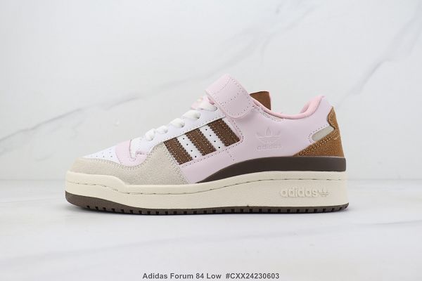 Adidas Forum 84 Low 2023新款 男女款三葉草低幫休閒板鞋