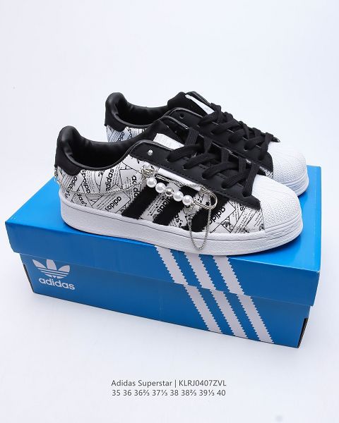 Adidas Originals Superstar 2022新款 貝殼頭賀歲版聯名女款運動板鞋 