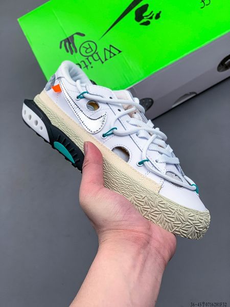 Off-White x Nike Blazer Low 2022新款 開拓者異型解構系列男女款運動板鞋