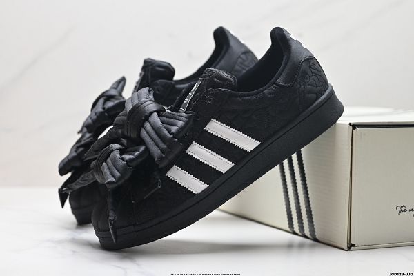 Caroline Hu x Adidas originals Superstar W 防滑減震 低幫板鞋 2025最新女款大朵蝴蝶結