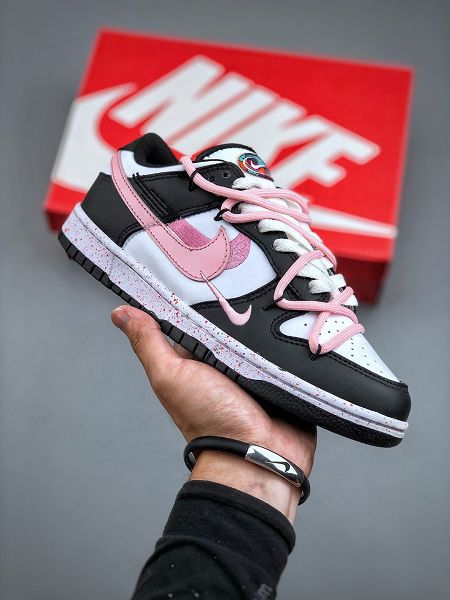 Nike SB Dunk Low GreenBeige 綁繩解構風系列 男女款低幫休閒運動滑板板鞋