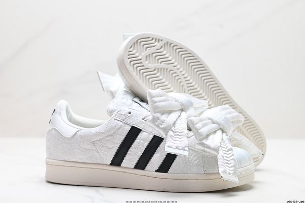 Caroline Hu x Adidas originals Superstar W 防滑減震 低幫板鞋 2025最新女款大朵蝴蝶結