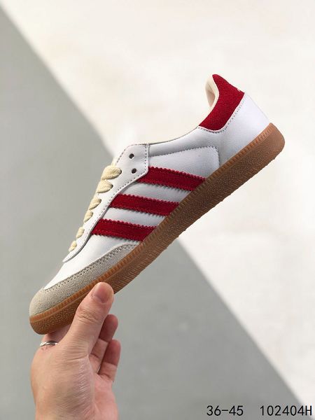 Adidas Samba Vegan OG 桑巴舞系列 情侶款德訓足球風低幫板鞋