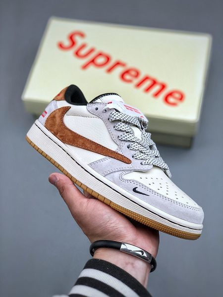 Travis Scott x Fragment Design x Jordan Air Jordan 1 Low OG SP 2025最新男女款休閒板鞋