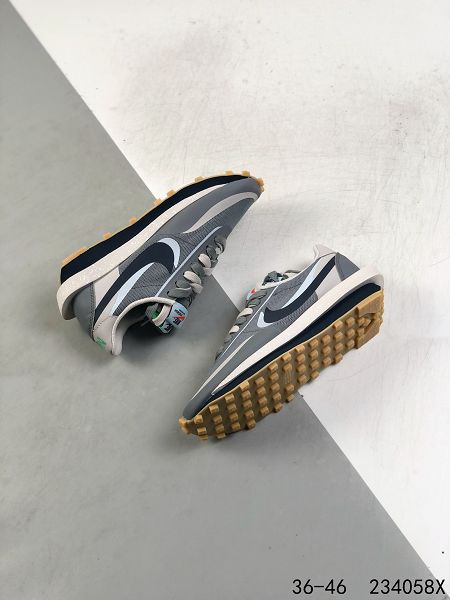 Fragment Design x Sacai x LDWaffle 2021新款 nike聯名解構重疊設計前衛華夫男女款運動鞋