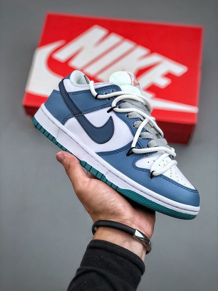 Nike SB Dunk Low GreenBeige 綁繩解構風系列 男女款低幫休閒運動滑板板鞋