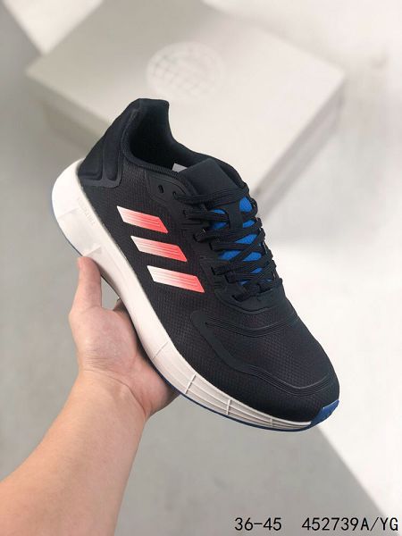 ADIDAS DURAMO 10 2022新款 愛迪達三葉草清風系列男女款復古網面透氣跑步鞋