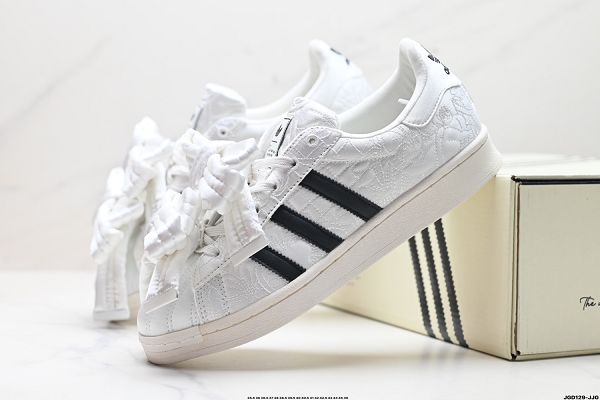 Caroline Hu x Adidas originals Superstar W 防滑減震 低幫板鞋 2025最新女款大朵蝴蝶結