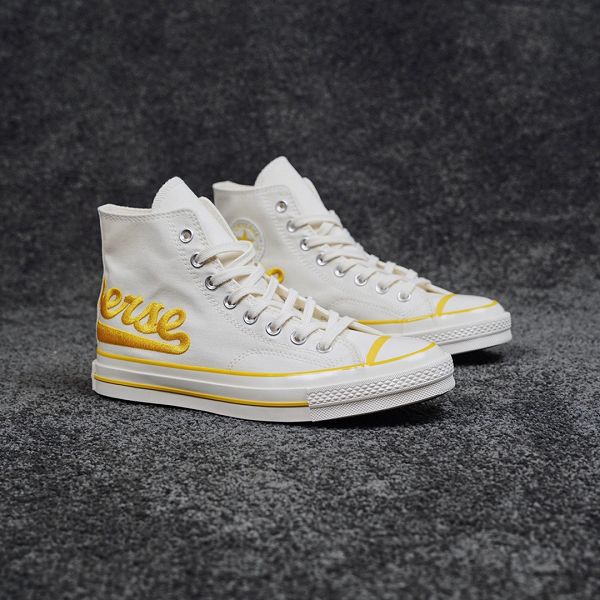 Converse Chuck 70s 2023新款 匡威電繡字母 男女款復古撞色帆布鞋