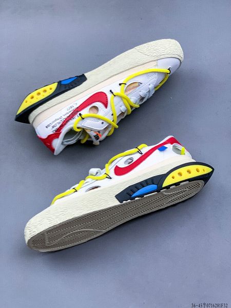 Off-White x Nike Blazer Low 2022新款 開拓者異型解構系列男女款運動板鞋