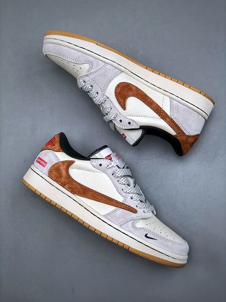 Travis Scott x Fragment Design x Jordan Air Jordan 1 Low OG SP 2025最新男女款休閒板鞋