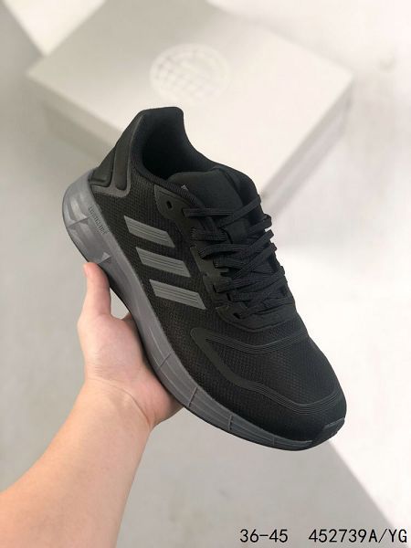 ADIDAS DURAMO 10 2022新款 愛迪達三葉草清風系列男女款復古網面透氣跑步鞋