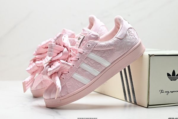 Caroline Hu x Adidas originals Superstar W 防滑減震 低幫板鞋 2025最新女款大朵蝴蝶結
