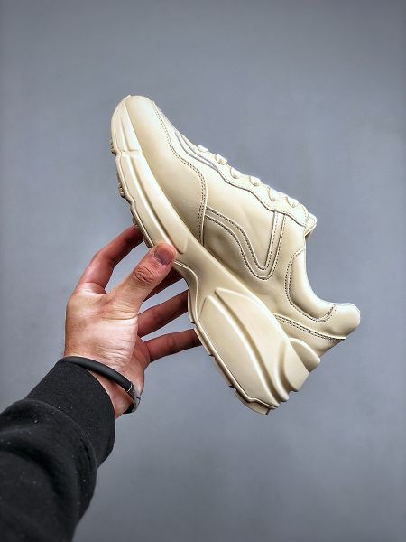 Gucci Rhyton Vintage Trainer Sneaker 2022新款 古馳老爹5D皮革角狀復古男女款慢跑鞋