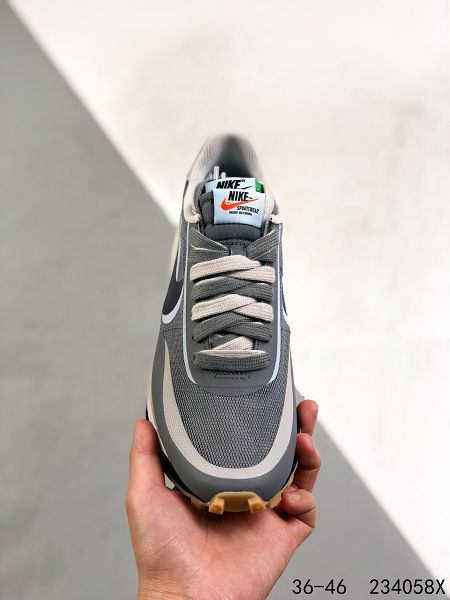 Fragment Design x Sacai x LDWaffle 2021新款 nike聯名解構重疊設計前衛華夫男女款運動鞋