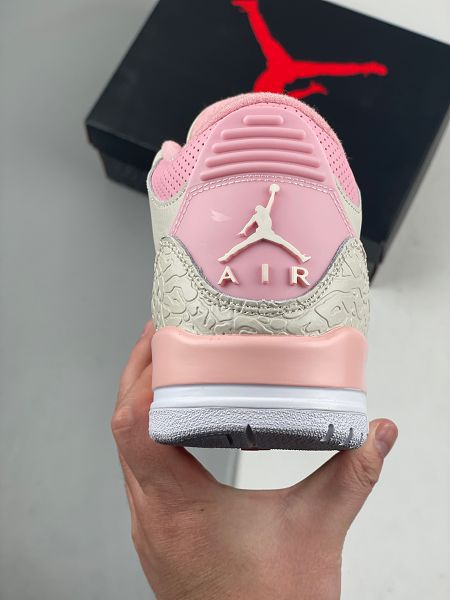 Air Jordan 3 RetroLaser Orange 2022新款 邁克爾·喬丹AJ3代女款中幫復古運動籃球鞋