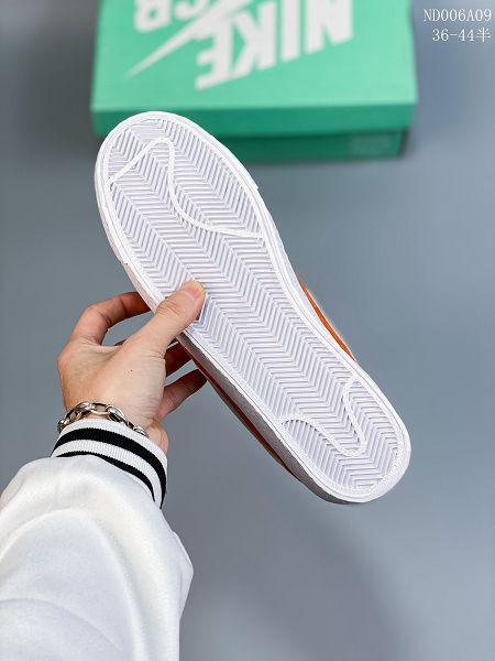 NIKE SB ZOOM BLAZER LOW系列 2023全新男女款橙色開拓者運動板鞋休閒鞋