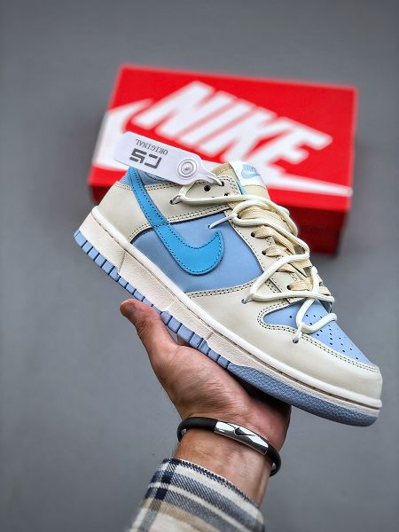 Nike Dunk Low 綁帶解構系列 2023全新男女款扣碎籃板時尚休閒板鞋