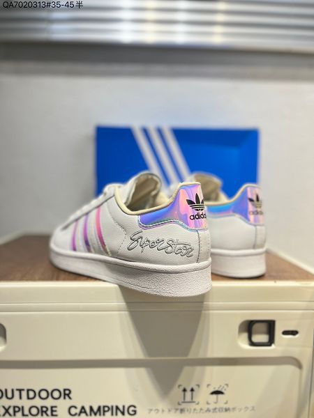 Adidas Originals Superstar系列 2023全新女款經典貝殼頭休閒板鞋