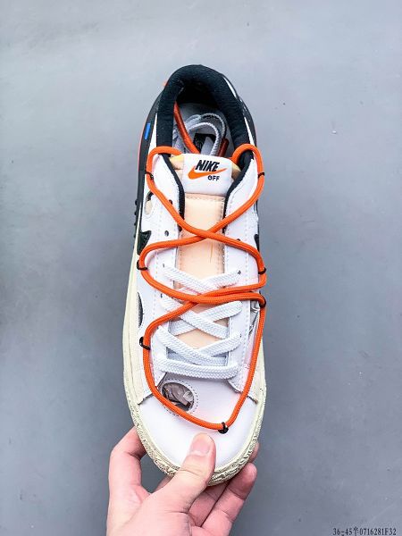 Off-White x Nike Blazer Low 2022新款 開拓者異型解構系列男女款運動板鞋