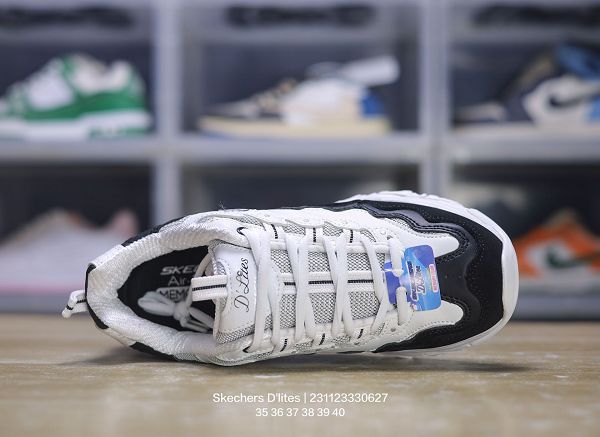 Skechers D lites 1.0精英一代系列 舒適熊貓老爹風厚底休閒運動復古女鞋慢跑鞋