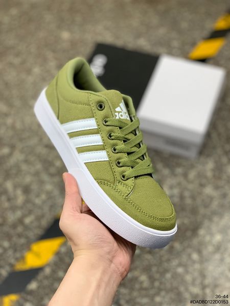 Adidas NEO GVP CANVAS STR 2022新款 男女款校園風帆布低幫校園板鞋