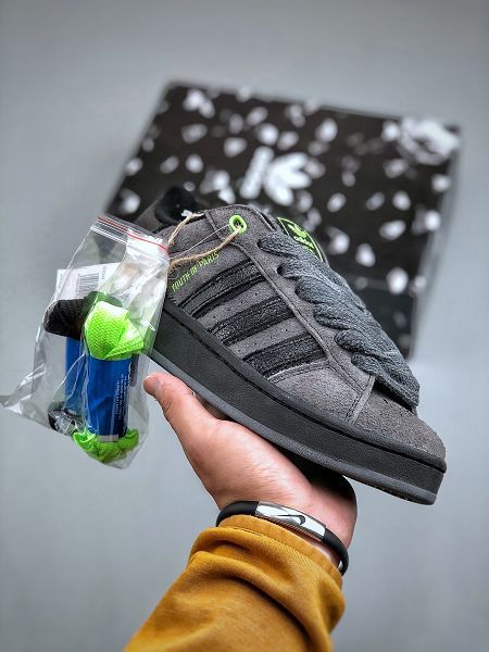 Adidas Originals Campus 00s Youth Of Paris 學院系列休閒運動板鞋 2025最新男女鞋聯名深灰綠