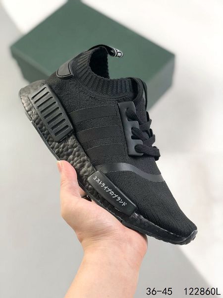 Adidas Boost NMD R1 2023新款 彈力針鞋織面男女款慢跑鞋