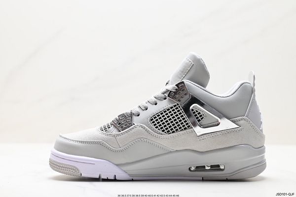 Nike Wmns Air Jordan 4 Retro GS Linen 全新男女款中幫復古休閒運動文化籃球鞋