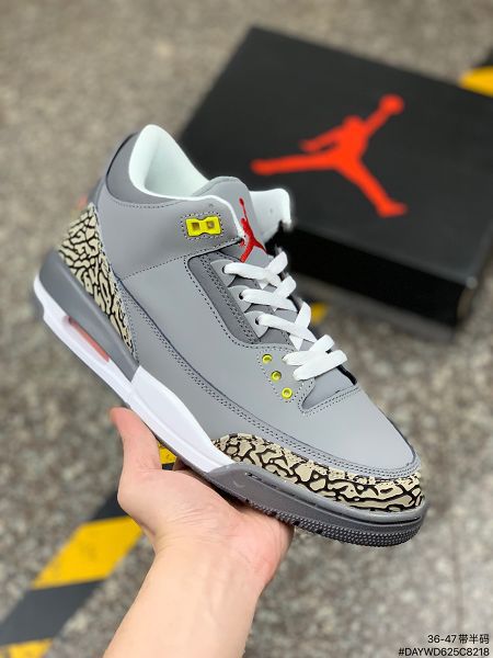 Nike Air Jordan 3 Retro 2021新款 喬丹3代中幫男女款復古運動文化籃球鞋