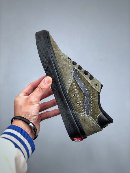 Vans Rowan 2023全新男女款綠色職業滑板鞋