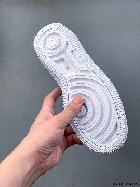 Nike Air Force 1 PLT.AF.ORM Triple White 2022新款 男女款運動休閒板鞋