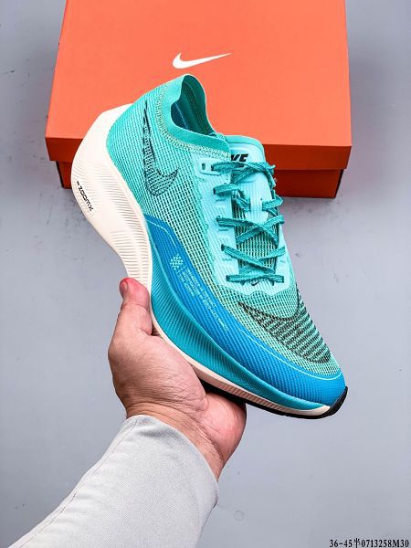 Nike ZoomX Vaporfly NEXT% 2021新款 馬拉松輕質透氣男女款運動跑步鞋 帶半碼