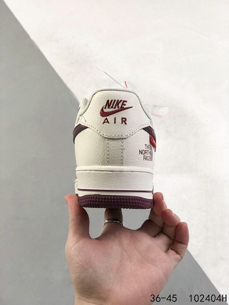 Nike Air Force 1 Low 空軍一號 Supreme北面三方聯名 男女款低幫百搭休閒運動板鞋