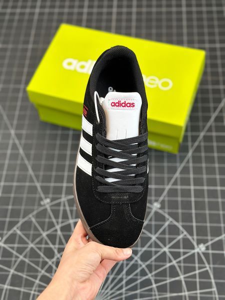 Adidas VL Court 2.0 2023新款 NEO系列皮面防滑輕便男女款休閒板鞋