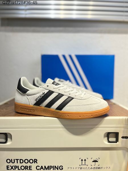 Adidas HANDBALL SPEZIAL 三葉草學院風復古休閒板鞋2023全新男女鞋