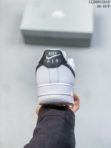 Nike Air Force 1 Low 黑色白色 男女款低幫休閒板鞋 