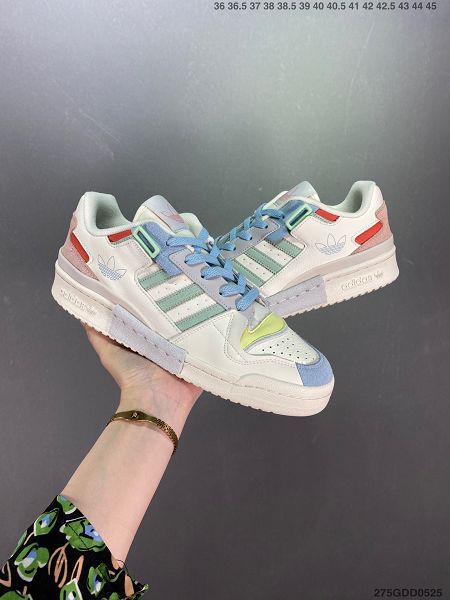 Adidas Forum 84 Low 2022新款 低幫摩術貼男女款休閒運動板鞋