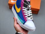 NIKE BLAZER Mid 2021新款 彩色拼接開拓者高幫男女款運動板鞋