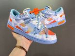 OFF-WHITE x Nike Dunk Low x FL 2022新款 三方聯名款男女生解構綁帶滑板鞋