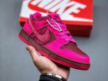 Nike Wmne SB Dunk Low GS 2022新款 扣籃系列玫粉情人節蕾絲女款滑板鞋